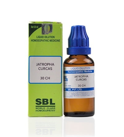 Jatropha Curcas Dilution 6C, 30C, 200C, 1M, 10M.