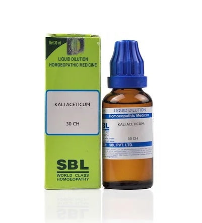 Kali Aceticum Homeopathy Dilution 6C, 30C, 200C, 1M, 10M.