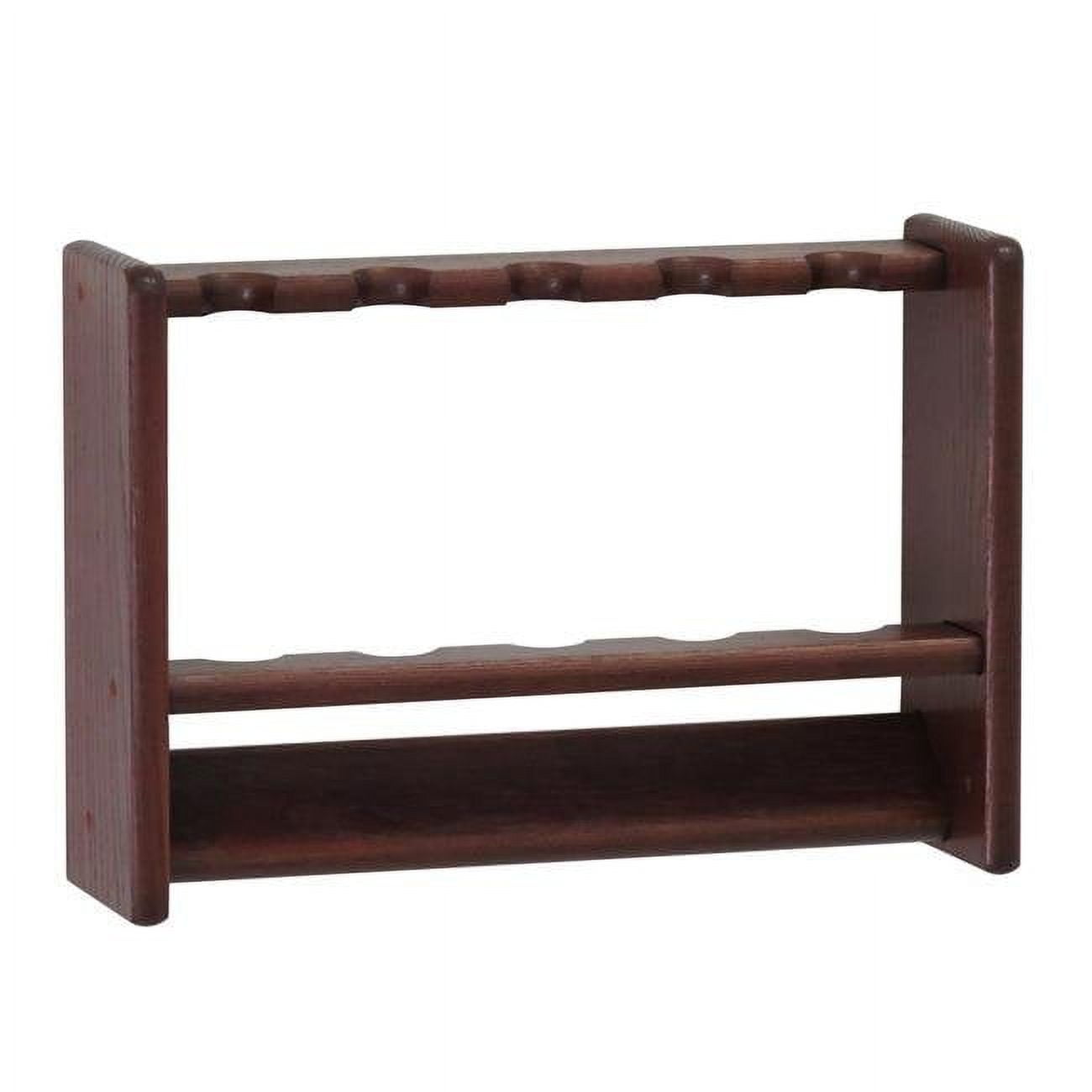 5 Fishing Rod Rack - Mahogany
