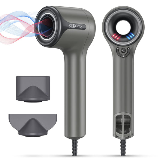 Hair Dryer,110000RPM High-Speed Brushless Motor, Professional Blow Dryer Release 30 Million Negative-Ion for Your Hair, Intelligent Constant Temperature, Fast-Drying Portable Dryer for Travel&Salon