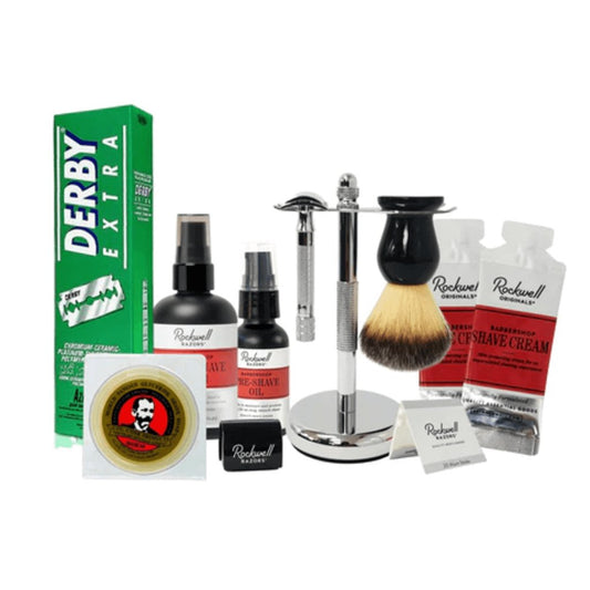 9pc SHAVING KIT WITH MERKUR 25C