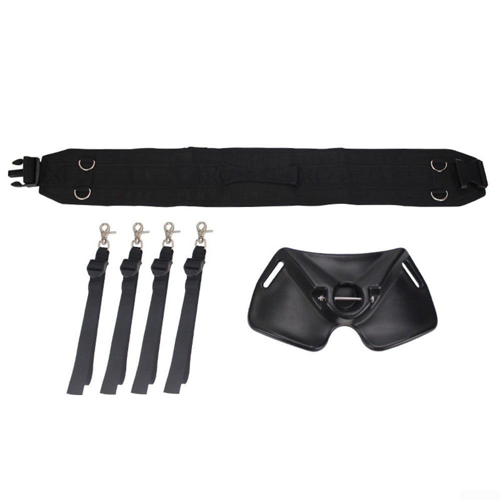 Aceovo Adjustable Boat Fishing Fighting Belt & Harness Combo Gimbal Waist Rod Holder