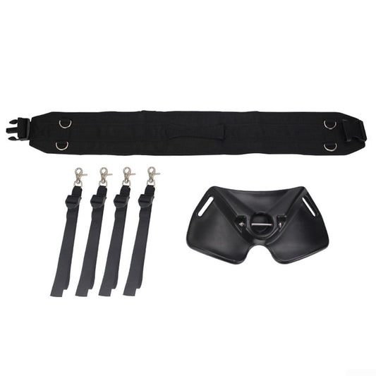 Aceovo Adjustable Boat Fishing Fighting Belt & Harness Combo Gimbal Waist Rod Holder