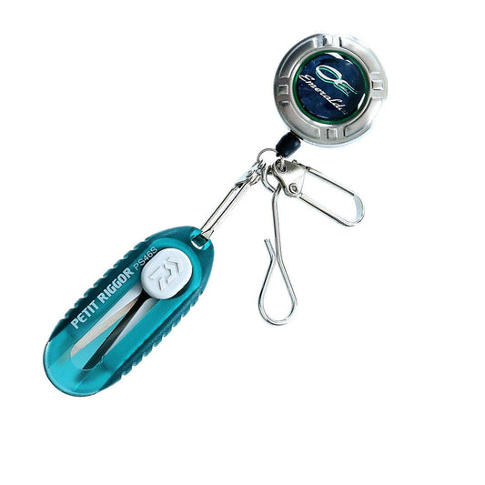 Daiwa Line Cutter Scissors Fishing Tool EMERALDAS PETIT RIGGOR PS ‎783354 NEW