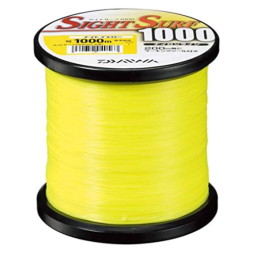 Daiwa Nylon Line SIGHT SURF II 1000m #5 Knight Yellow Fishing Line ‎040556 NEW