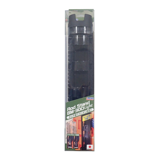 MEIHO ‎BM-300-L-B Light Rod Stand Clear Black x Black 65x70x330mm Resin NEW