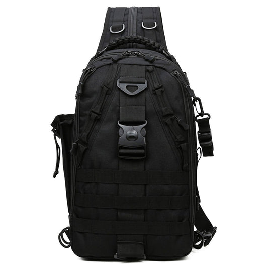 BESHOM Fishing Backpack waterproof Outdoor Fishing Gear Storage Bag Lure Backpack, Black
