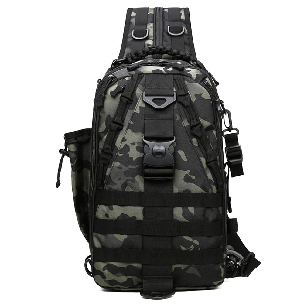 BESHOM Fishing Backpack waterproof Outdoor Fishing Gear Storage Bag Lure Backpack
