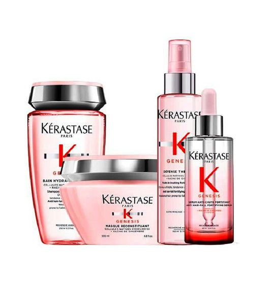 Kérastase Genesis Bundle Thick Hair Shampoo+Mask+Leave-In+Serum Set