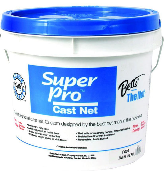 Betts Cast Net Mono 1/4' 5' Radius