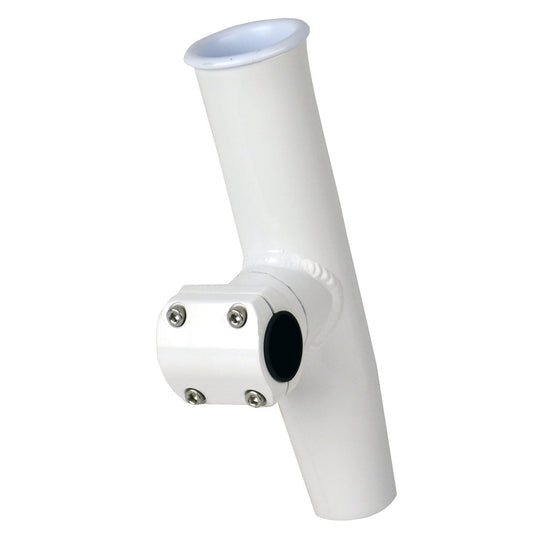 CE Smith 53773 C.e. Smith Adjustable Mid Mount Rod Holder - 7/8' Or 1' Od - White Powder Coat Aluminum W/sleeve & Hex Key
