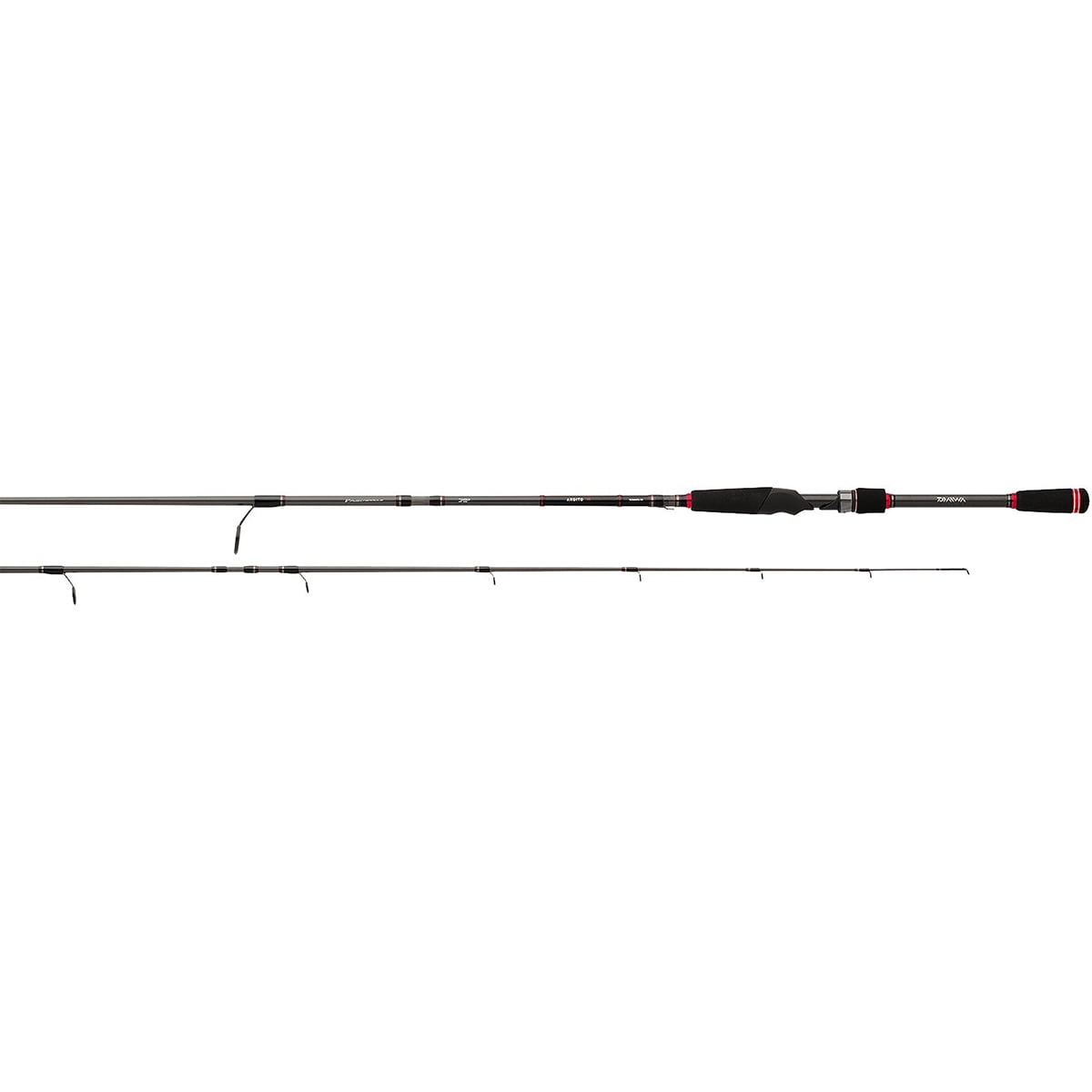 Daiwa Ardito-TR 7'6' Medium Heavy, Fast Action 3-Piece Spinning Rod w/ Travel Case - ARDT763MHFS-TR