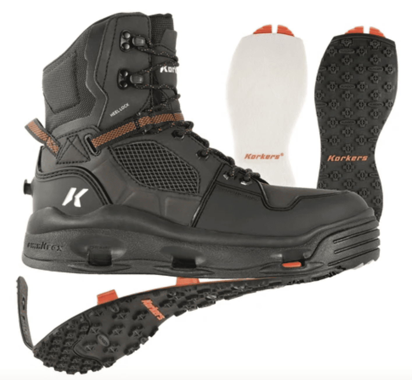 Korkers Terror Ridge Wading Boot Felt & Kling-On Soles - Size 12