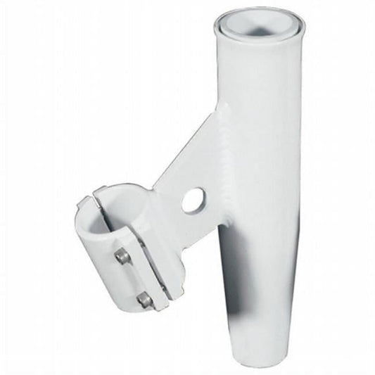Lees ClampOn Rod Holder White Aluminum Vertical Mount Fits 1900 OD Pipe