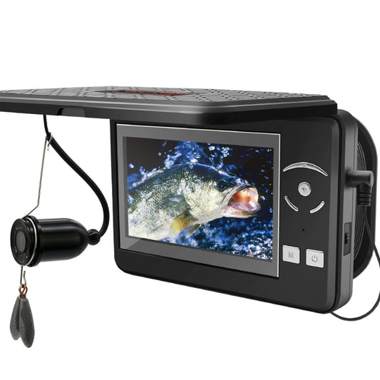 Mewmewcat Portable Underwater Fishing Waterproof 720P Fish Finder with 4.3 Inch LCD Display for Ice Lake Sea Boat Fishing
