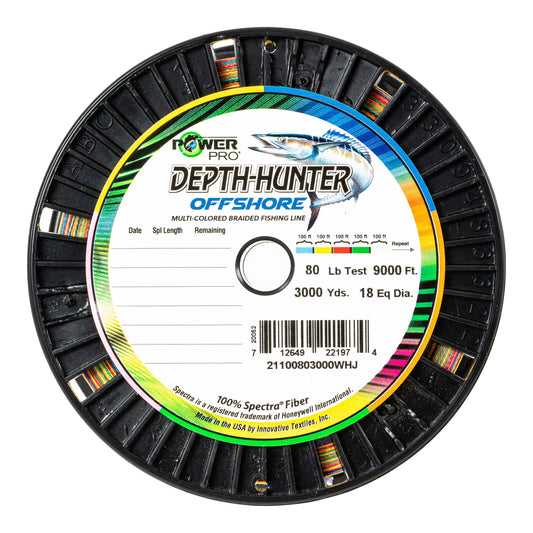PowerPro Braided Fishing Line, Dh Os 130Lb X 1500Yd Multi, [21101301500WHJ]
