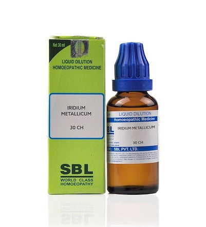 Iridium Metallicum Dilution 6C, 30C, 200C, 1M, 10M.