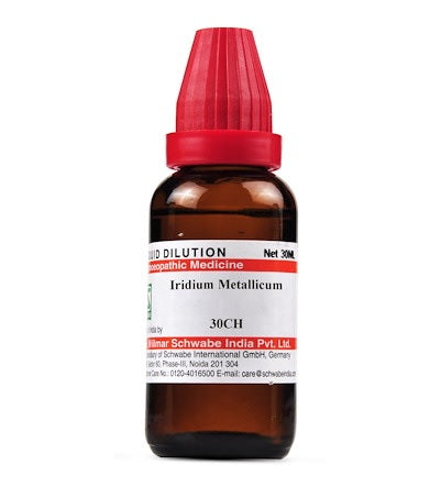 Iridium Metallicum Dilution 6C, 30C, 200C, 1M, 10M.
