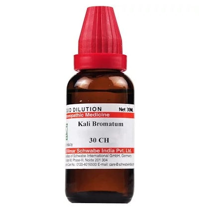 Kali Bromatum Dilution 6C, 30C, 200C, 1M, 10M.