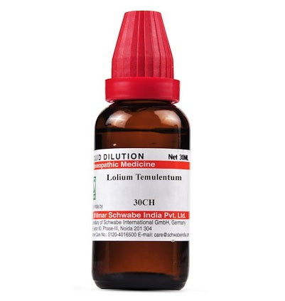 Lolium Temulentum Dilution 6C, 30C, 200C, 1M, 10M