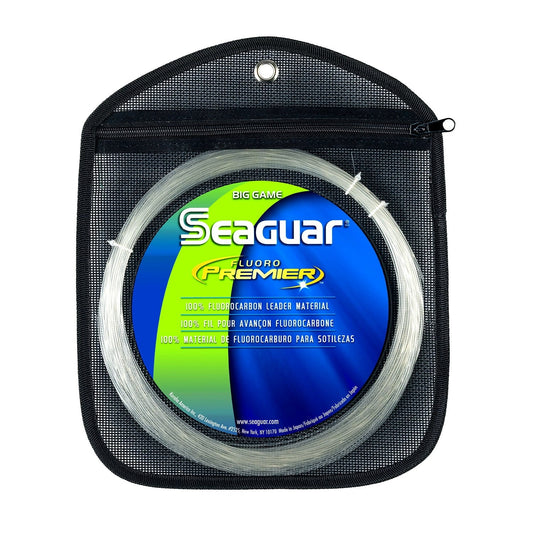Seaguar Fluoro Premier 100% Fluorocarbon Fishing Line(DSF), 100lbs, 50yds Break Strength/Length - 100FP50