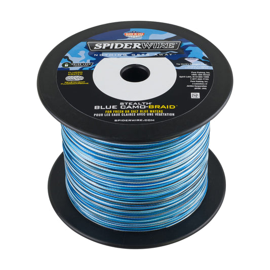 SpiderWire Stealth? Superline, Blue Camo, 15lb | 6.8kg Fishing Line