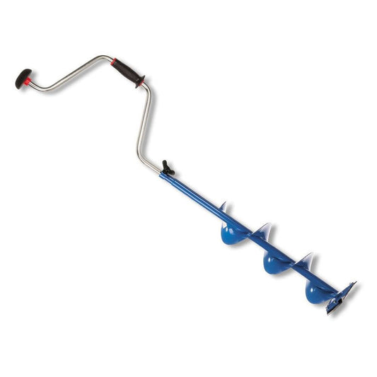Strikemaster Mora 5 Inch Stainless Steel Ice Fishing Manual Hand Auger w/ Handle