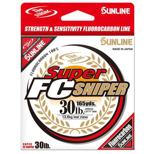 Sunline 63038938 6 lbs x 1200 Yard Super Fluorocarbon Sniper Natural & Clear