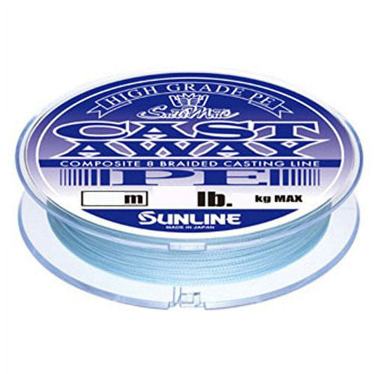 Sunline PE Line Salty Mate Cast Away 200m 50LB Pearl Blue