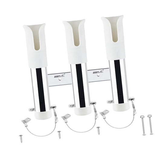 SunniMix Fishing Rod Holders Accessories Fishing Rod Rack for s Garage Boat White
