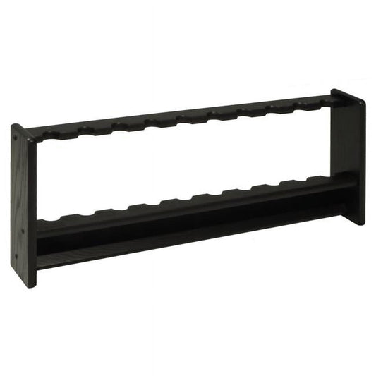 Wooden Mallet PRF10BK Fishing 10 Rod Rack - Black