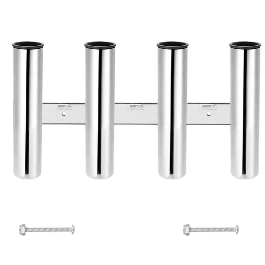 4 Tube Fishing Rod Holder Pole Bracket Rack For Boat Marine Kayak