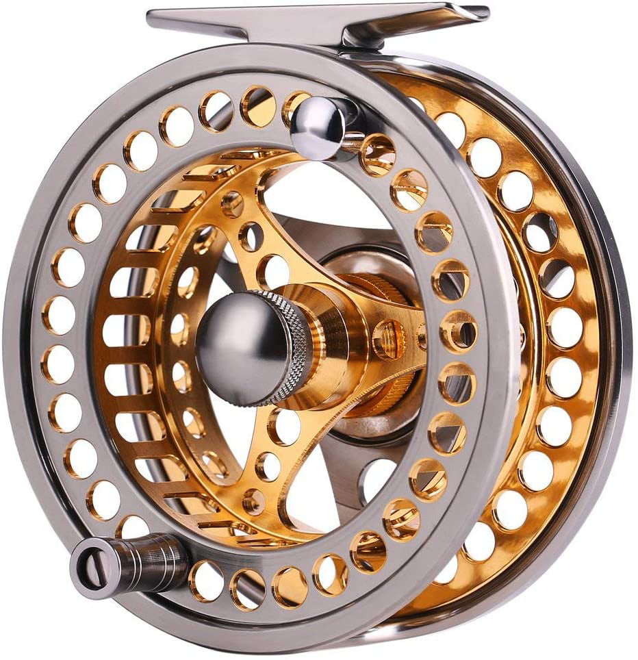 Sougayilang 9ft Fly Rod and Reel Fishing Combos Fly Pole Aluminum Alloy Fly Reel Complete Starter Kit