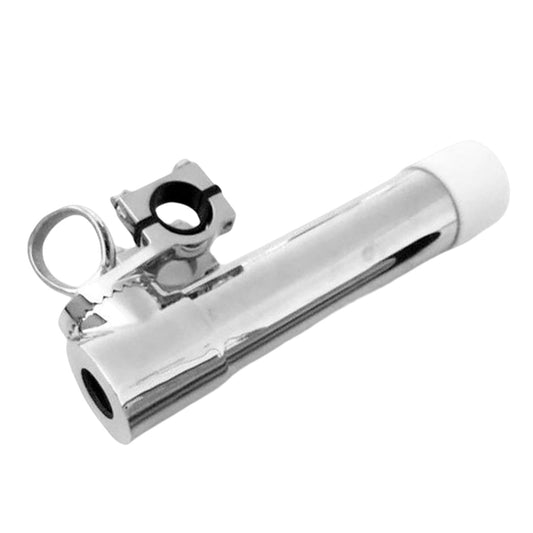 Boat Fishing Pole Holder, Clamp on Fishing Rod Holder Rail Mounted Side Mount Accessories Fishing Pole Rack for Rail Truck Camper Yacht Boat Black Cover