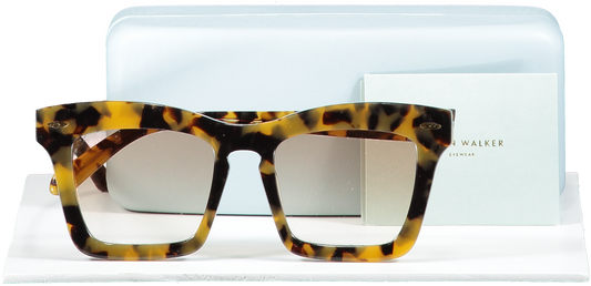 Karen Walker Brown Banks Sunglasses  in case